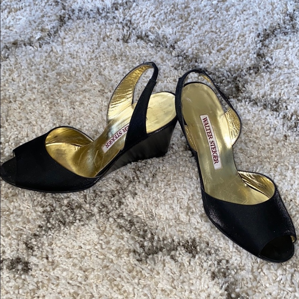Vintage Walter Steiger Wedges HandMade in Italy